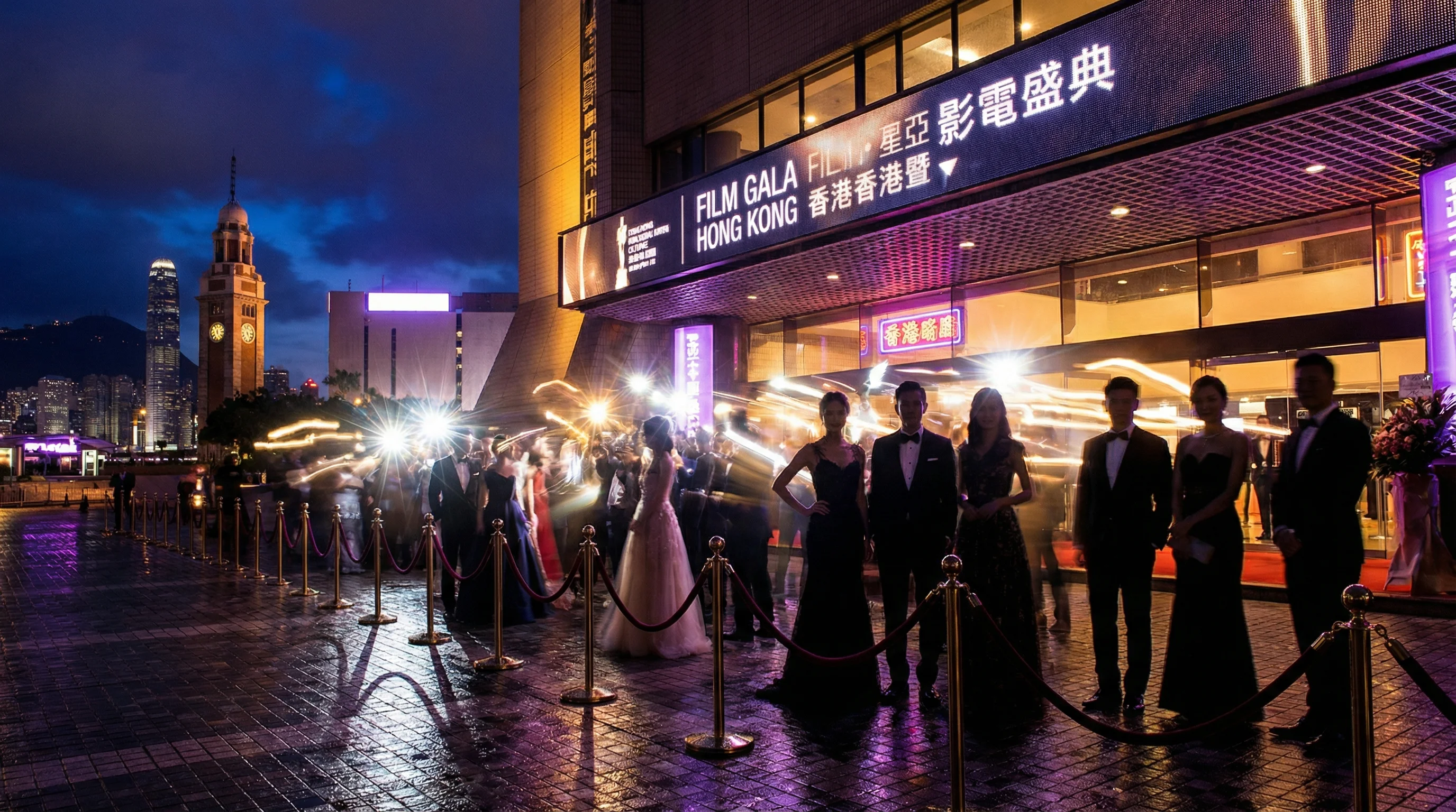 香港影视盛典红毯走秀现场